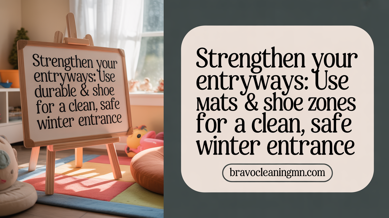 Strengthen Your Entryways: Use Durable Mats &amp; Shoe Zones for a Cleaner, Safer Winter Entrance