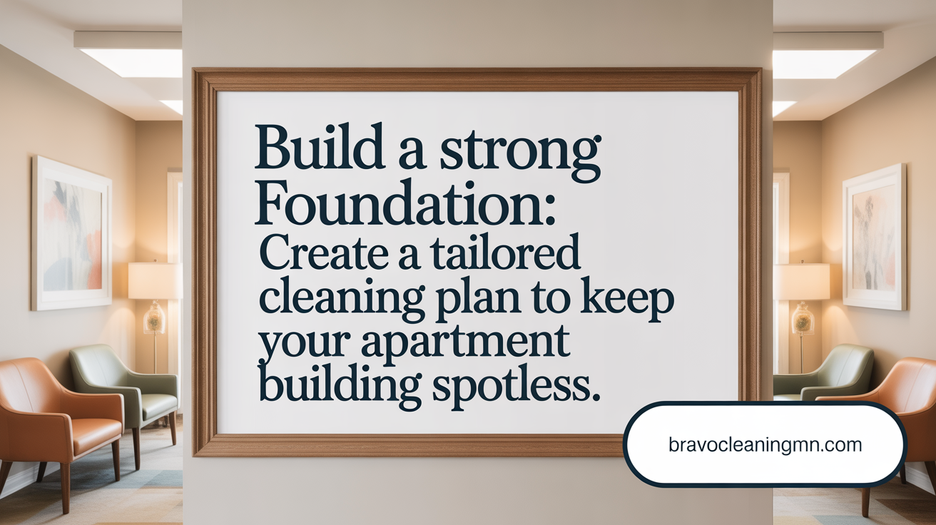 Build a Strong Foundation: Create a tailored cleaning plan to keep your apartment building spotless.