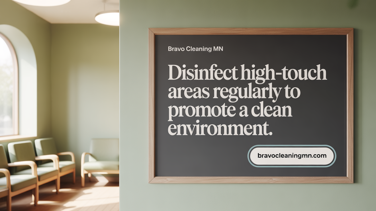 Disinfect High-Touch Areas Regularly to Prevent Germ Spread