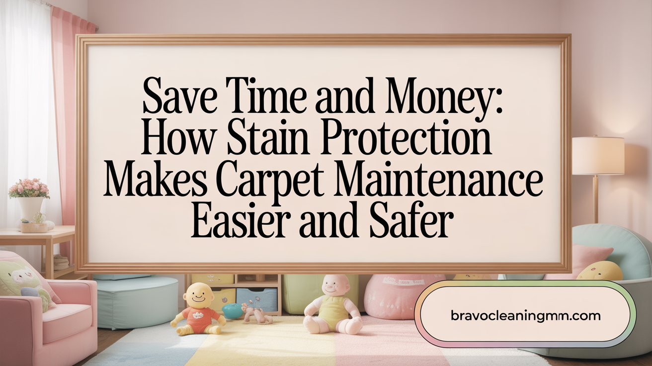 Save Time and Money: How Stain Protection Makes Carpet Maintenance Easier