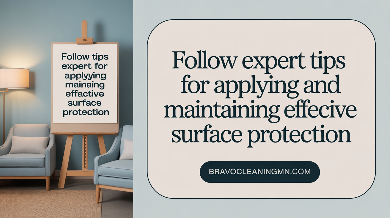 Follow Expert Tips for Applying and Maintaining Effective Stain Protection