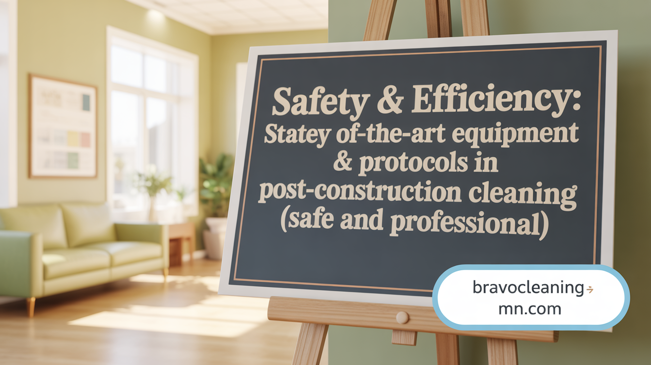 Safety &amp; Efficiency: State-of-the-Art Equipment &amp; Protocols in Post-Construction Cleaning