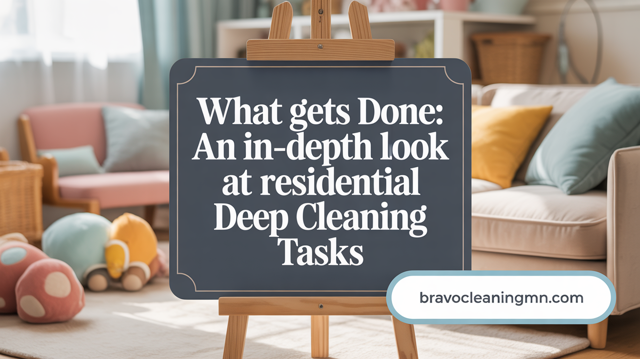 What Gets Done: An In-Depth Look at Residential Deep Cleaning Tasks