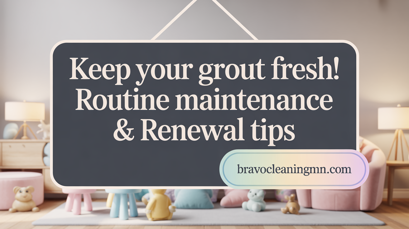 Keep Your Grout Fresh! Routine Maintenance &amp; Renewal Tips