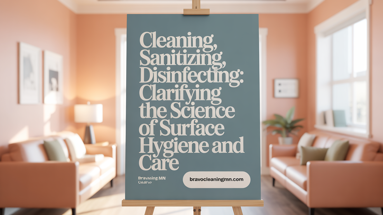 Cleaning, Sanitizing, Disinfecting: Clarifying the Science of Surface Hygiene