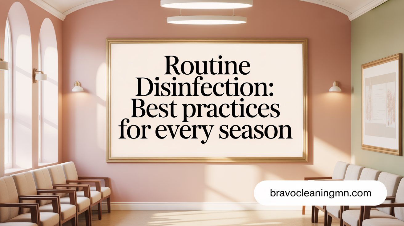 Routine Disinfection: Best Practices for Every Season