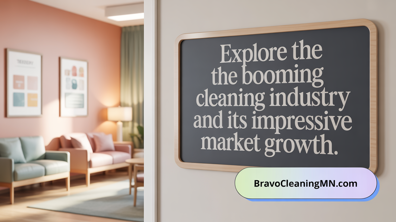 Explore the booming cleaning industry and its impressive market growth.