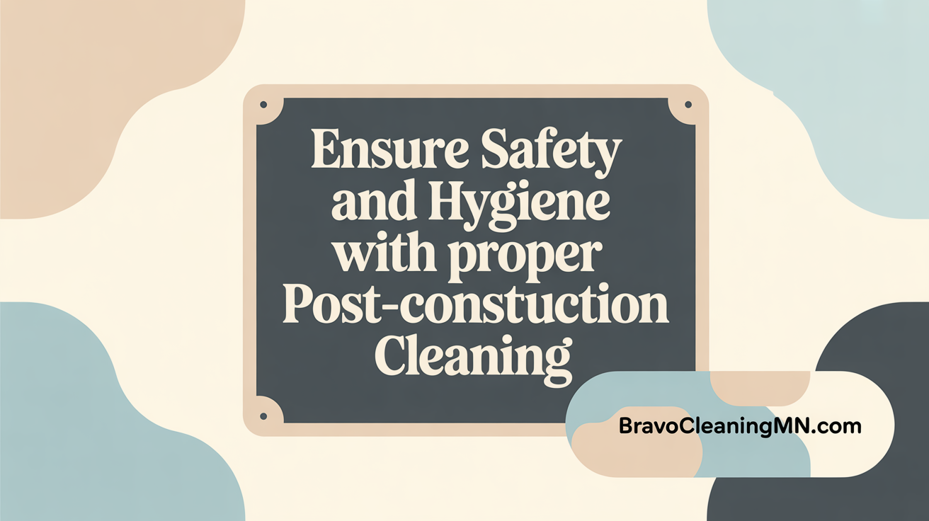 Ensure Safety and Hygiene with Proper Post-Construction Cleaning