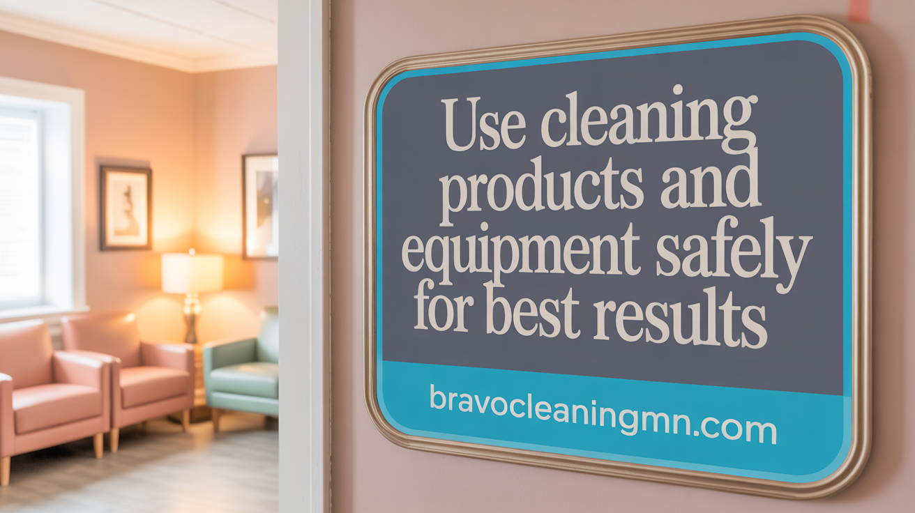 Use Cleaning Products and Equipment Responsibly for Best Results