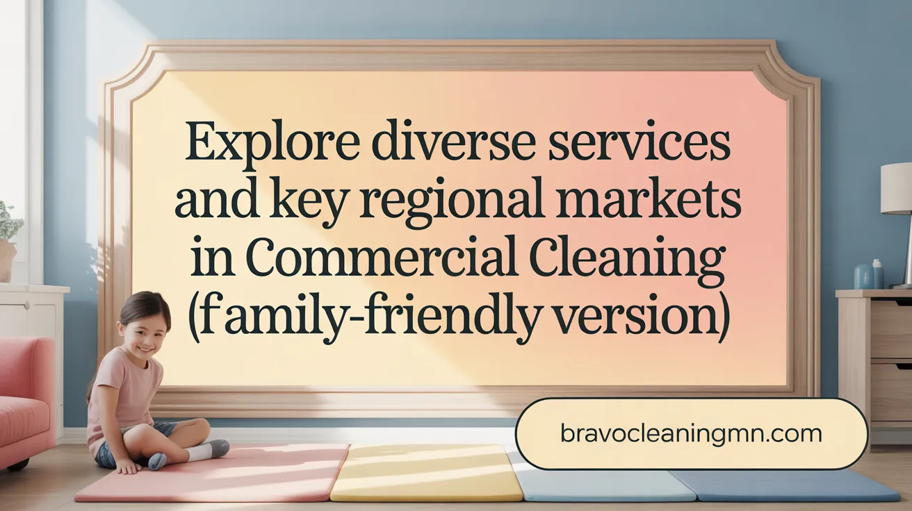 Explore Diverse Services and Key Regional Markets in Commercial Cleaning
