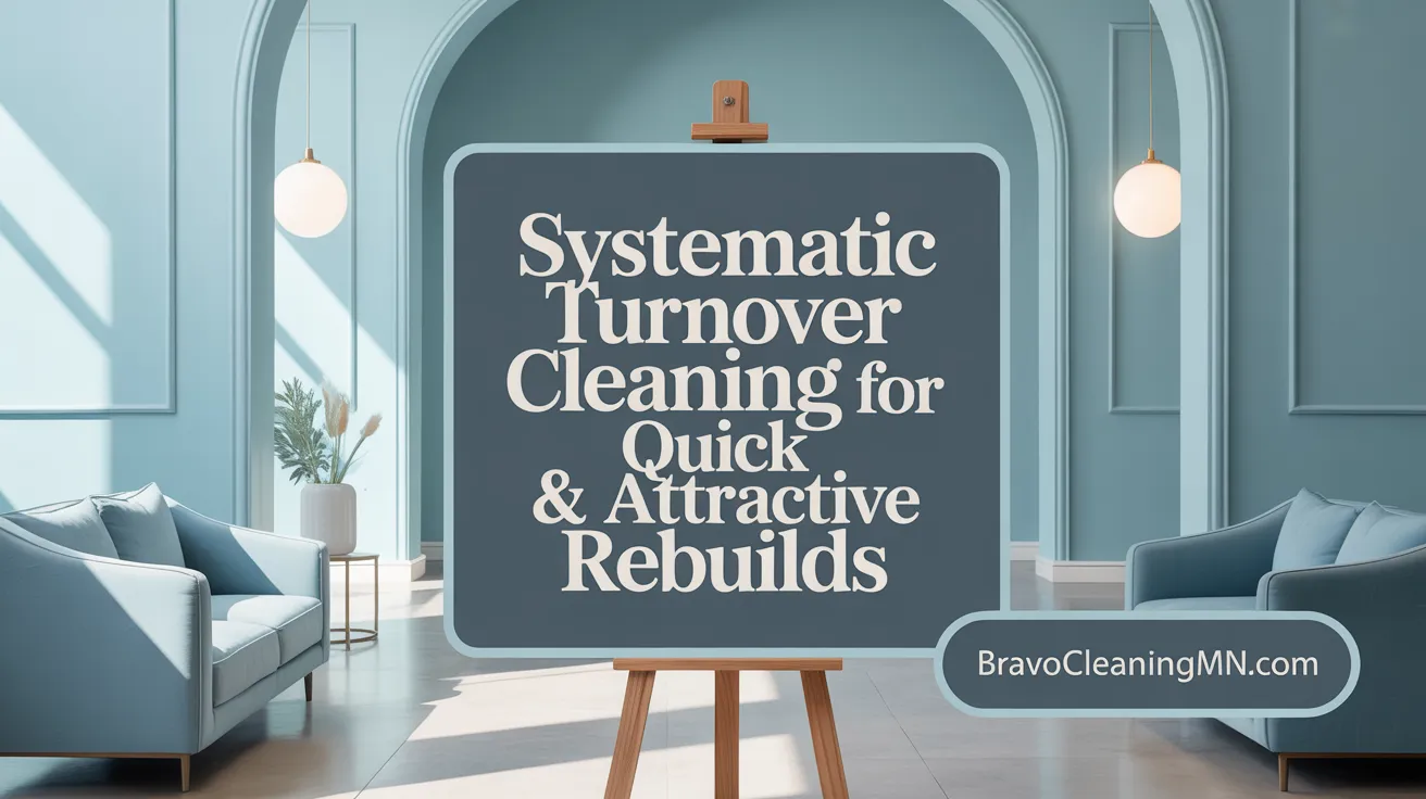 Systematic Turnover Cleaning for Quick &amp; Attractive Rebuilds