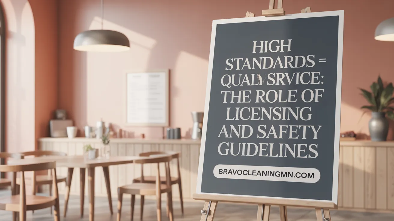 High Standards = Quality Service: The Role of Licensing and Safety Guidelines