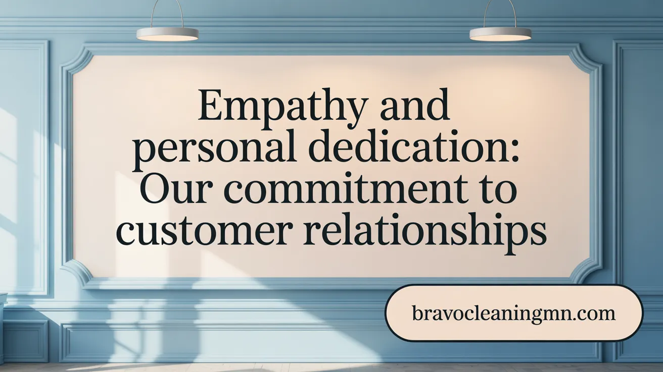 Empathy and Personal Dedication: Our Commitment to Customer Relationships