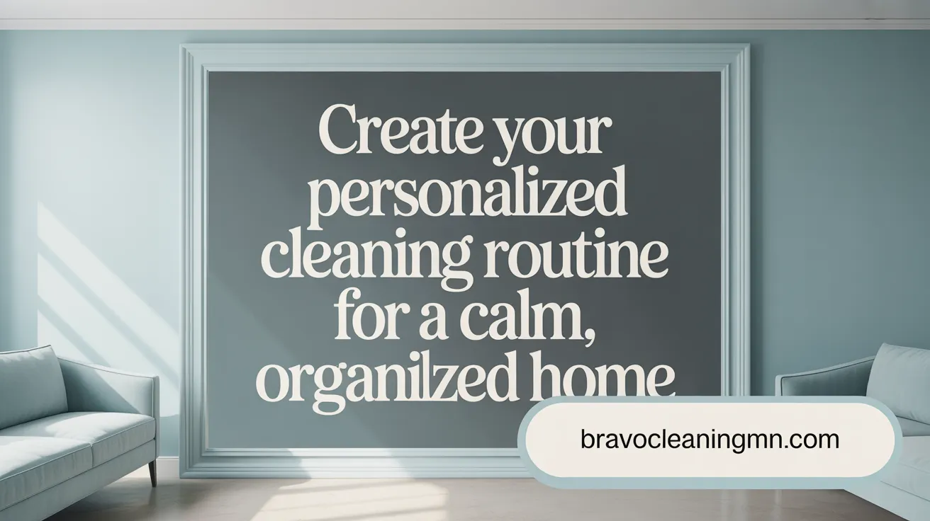 Create Your Personalized Cleaning Routine for a Calm, Organized Home