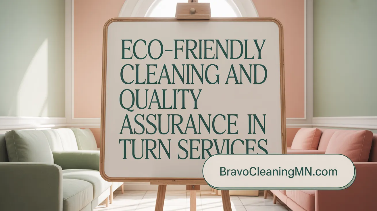 Eco-Friendly Cleaning and Quality Assurance in Turn Services
