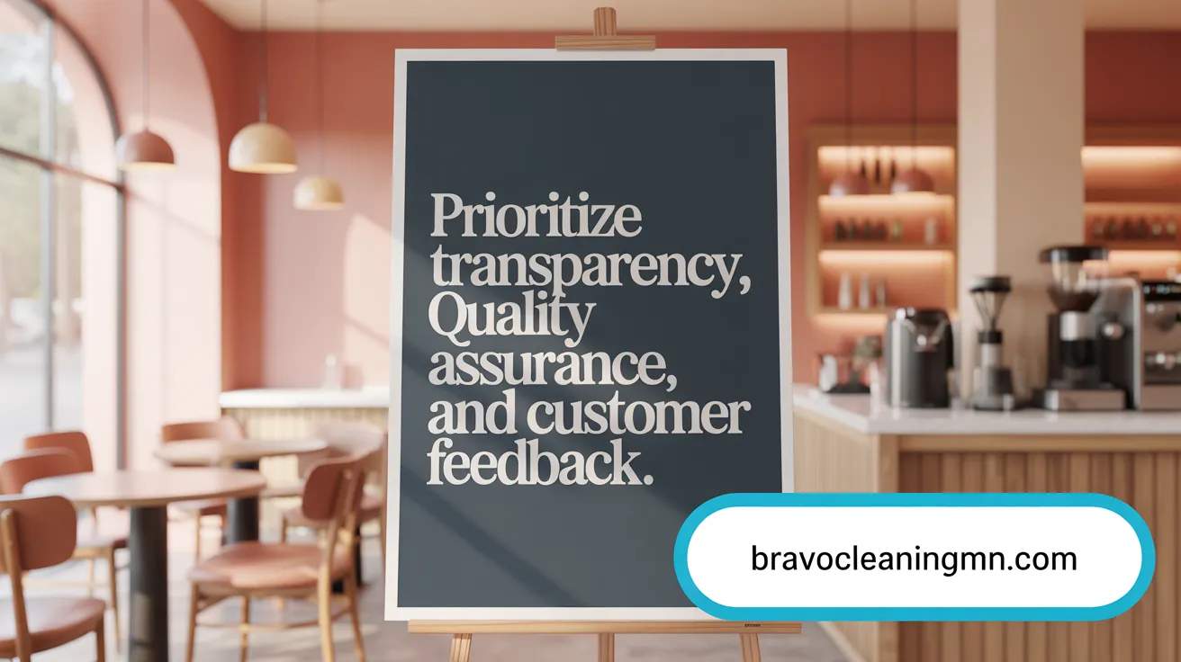 Prioritize Transparency, Quality Assurance, and Customer Feedback