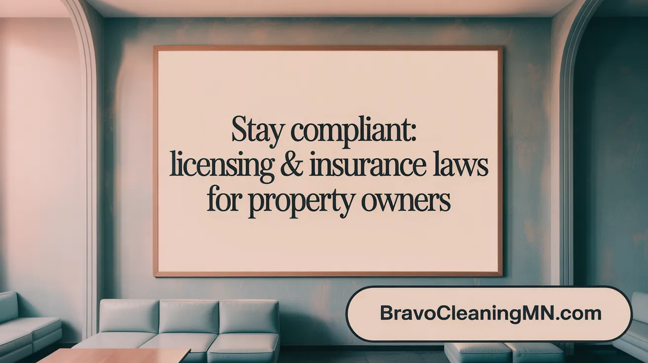 Stay Compliant: Licensing &amp; Insurance Laws for Property Owners