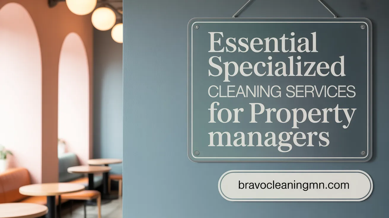 Essential Specialized Cleaning Services for Property Managers