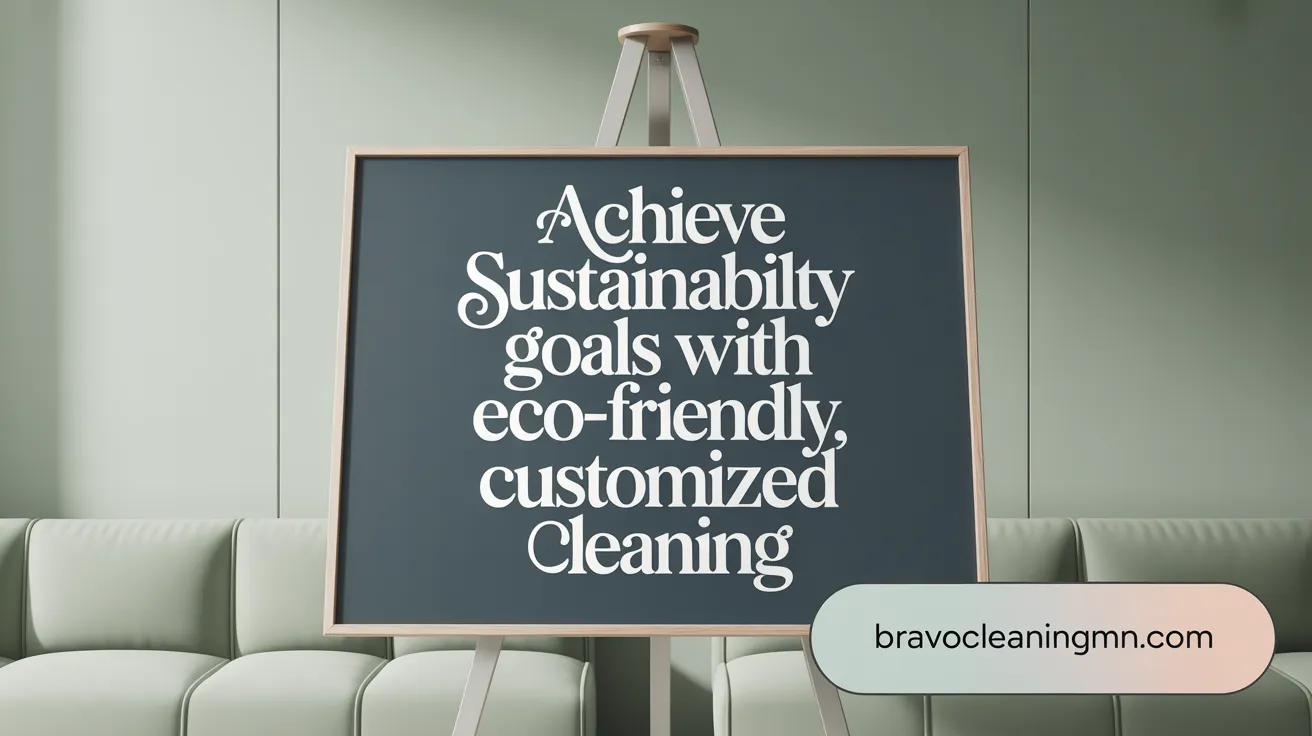 Achieve Sustainability Goals with Eco-Friendly, Customized Cleaning