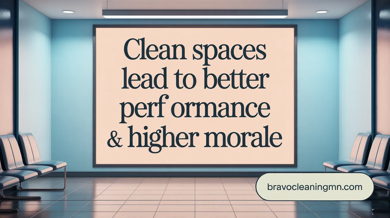 Clean Spaces Lead to Better Performance &amp; Higher Morale