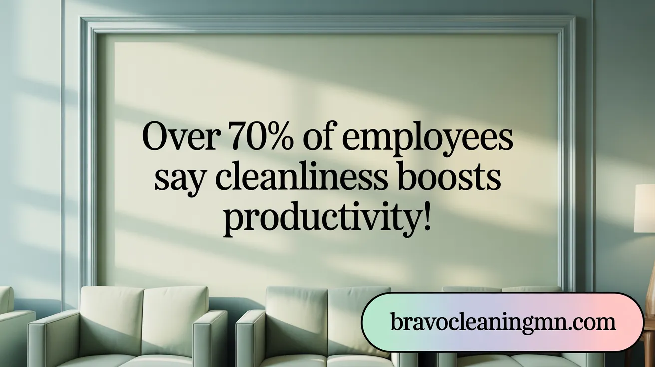 Over 70% of Employees Say Cleanliness Boosts Productivity!