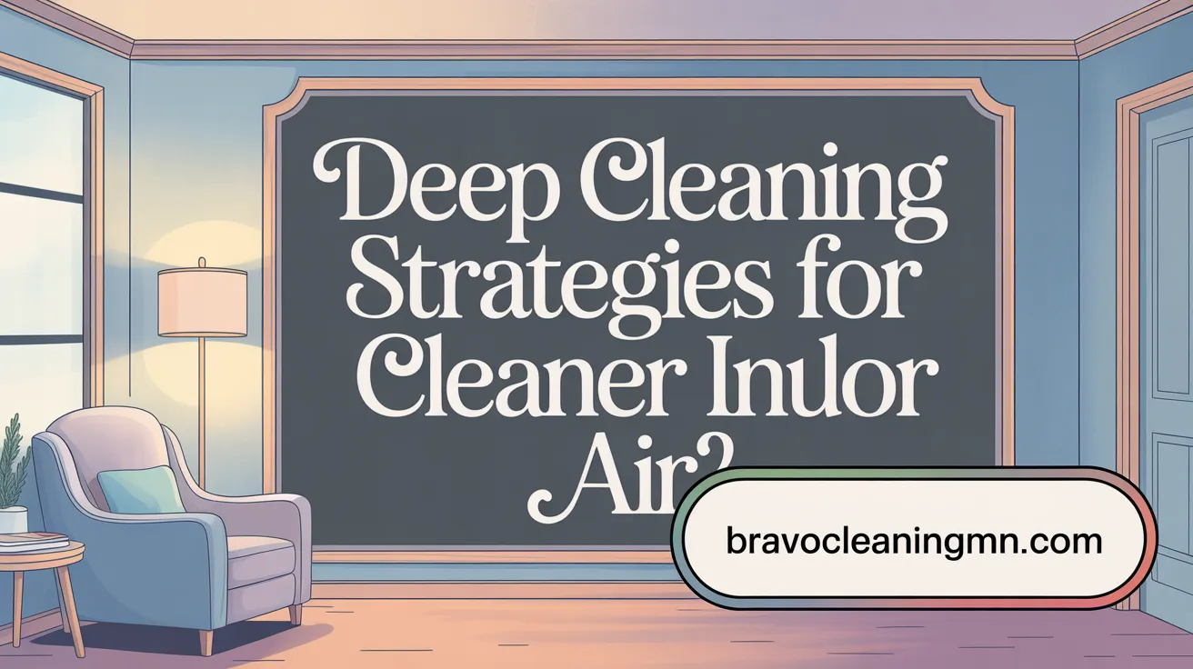 Deep Cleaning Strategies for Cleaner Indoor Air