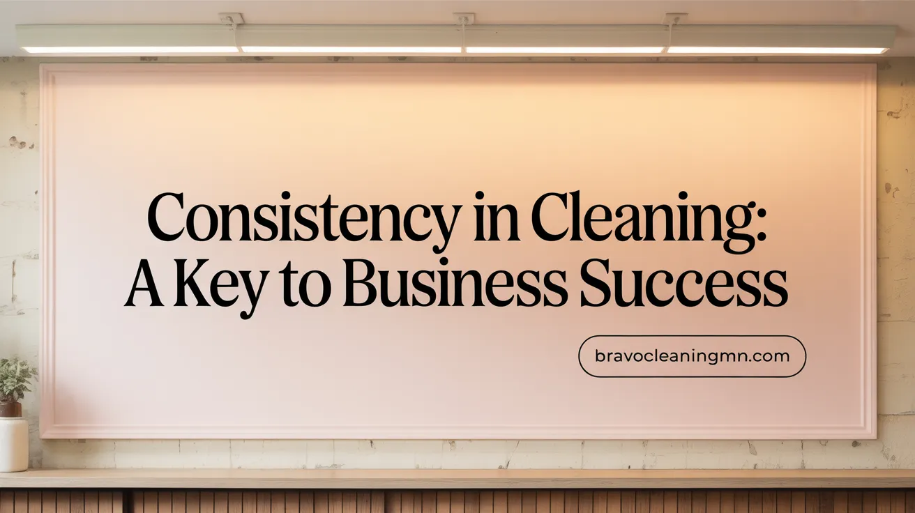 Consistency in Cleaning: A Key to Business Success