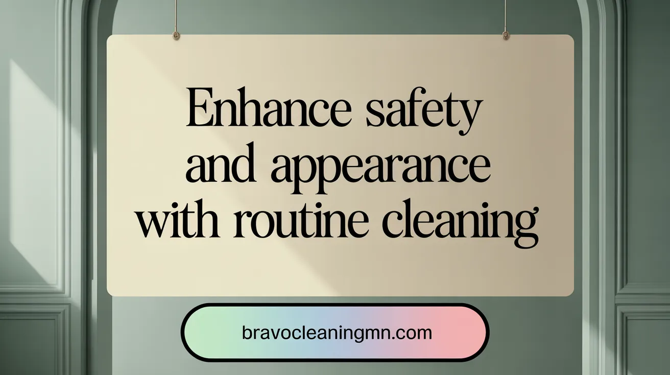 Enhance Safety and Appearance with Routine Cleaning