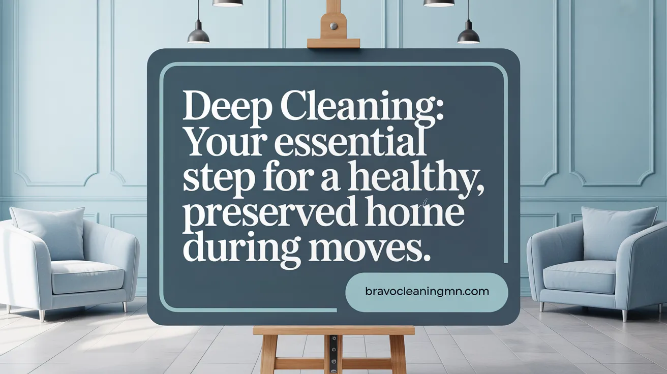 Deep cleaning: Your essential step for a healthy, preserved home during moves.