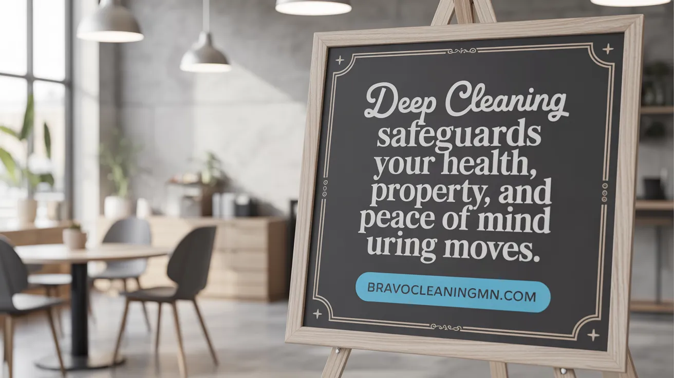 Deep cleaning safeguards your health, property, and peace of mind during moves.