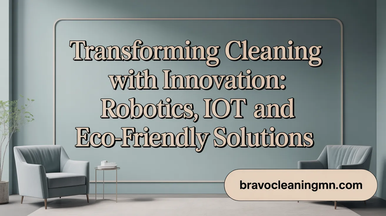 Transforming Cleaning with Innovation: Robotics, IoT, and Eco-friendly Solutions