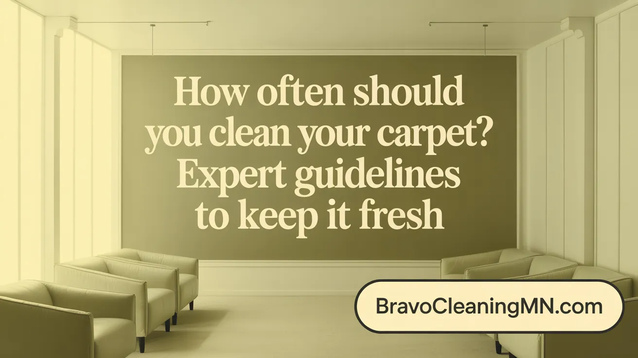 How Often Should You Clean Your Carpet? Expert Guidelines to Keep It Fresh