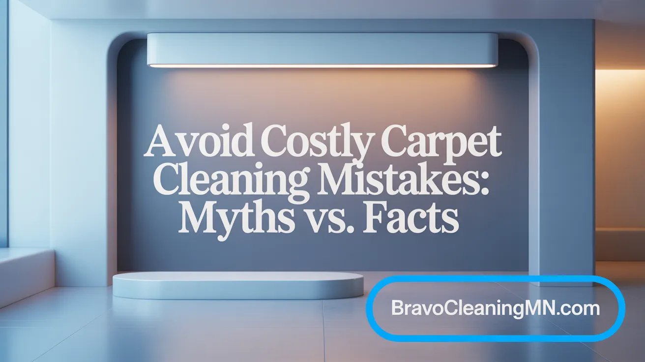 Avoid Costly Carpet Cleaning Mistakes: Myths vs. Facts