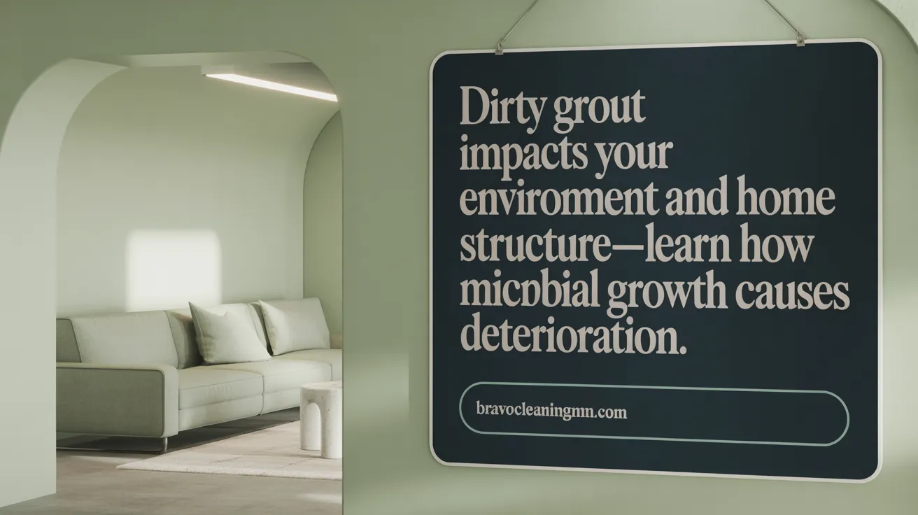 Dirty grout impacts your environment and home structure—learn how microbial growth causes deterioration.