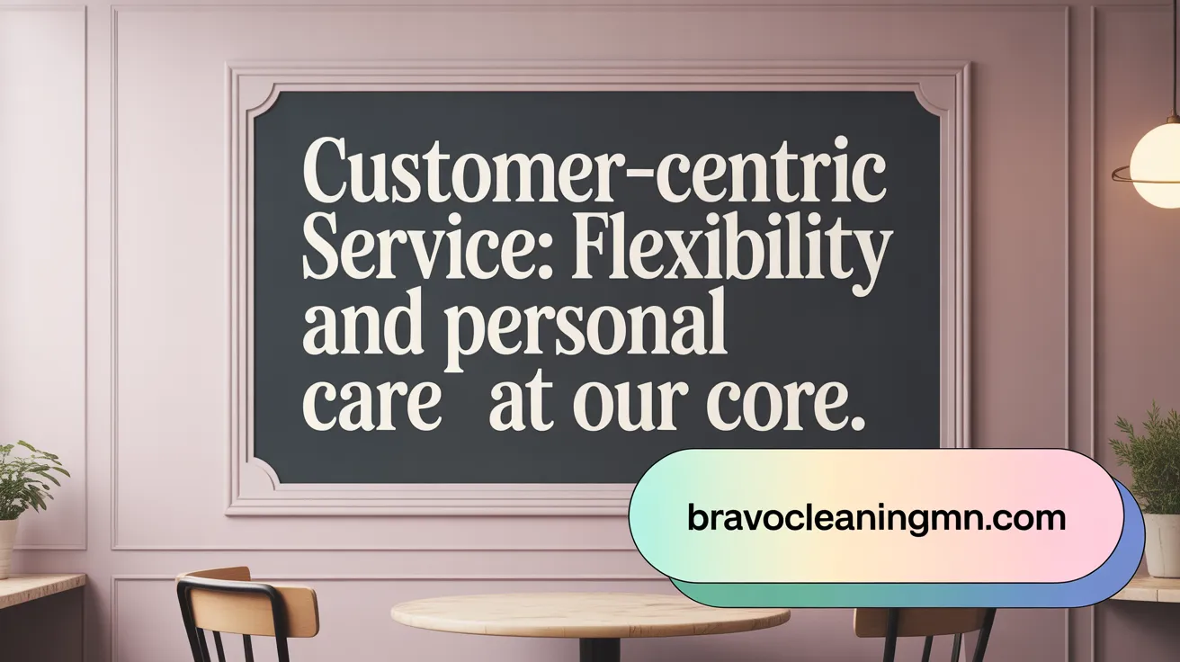 Customer-Centric Service: Flexibility and Personal Care at Our Core