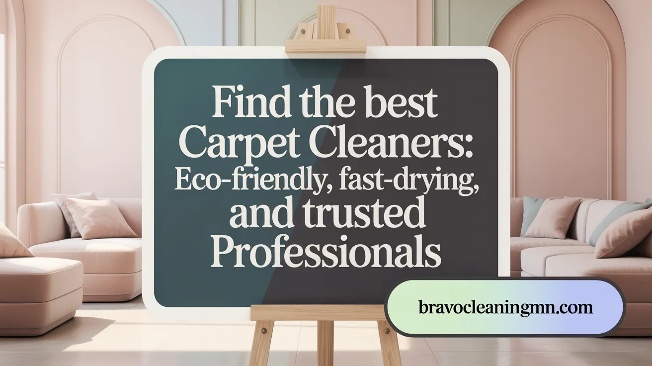 Find the Best Carpet Cleaners: Eco-Friendly, Fast-Drying, and Trusted Professionals