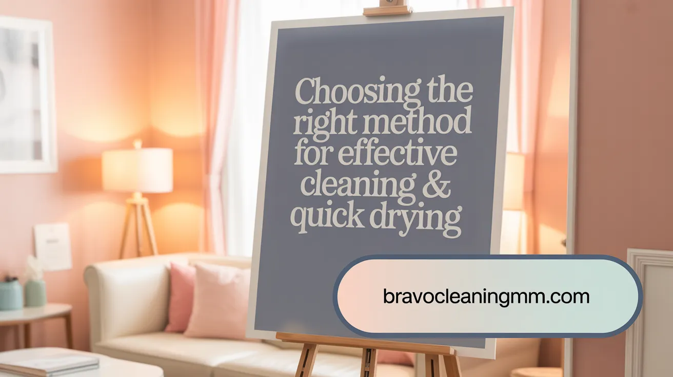Choosing the Right Method for Effective Cleaning &amp; Quick Drying