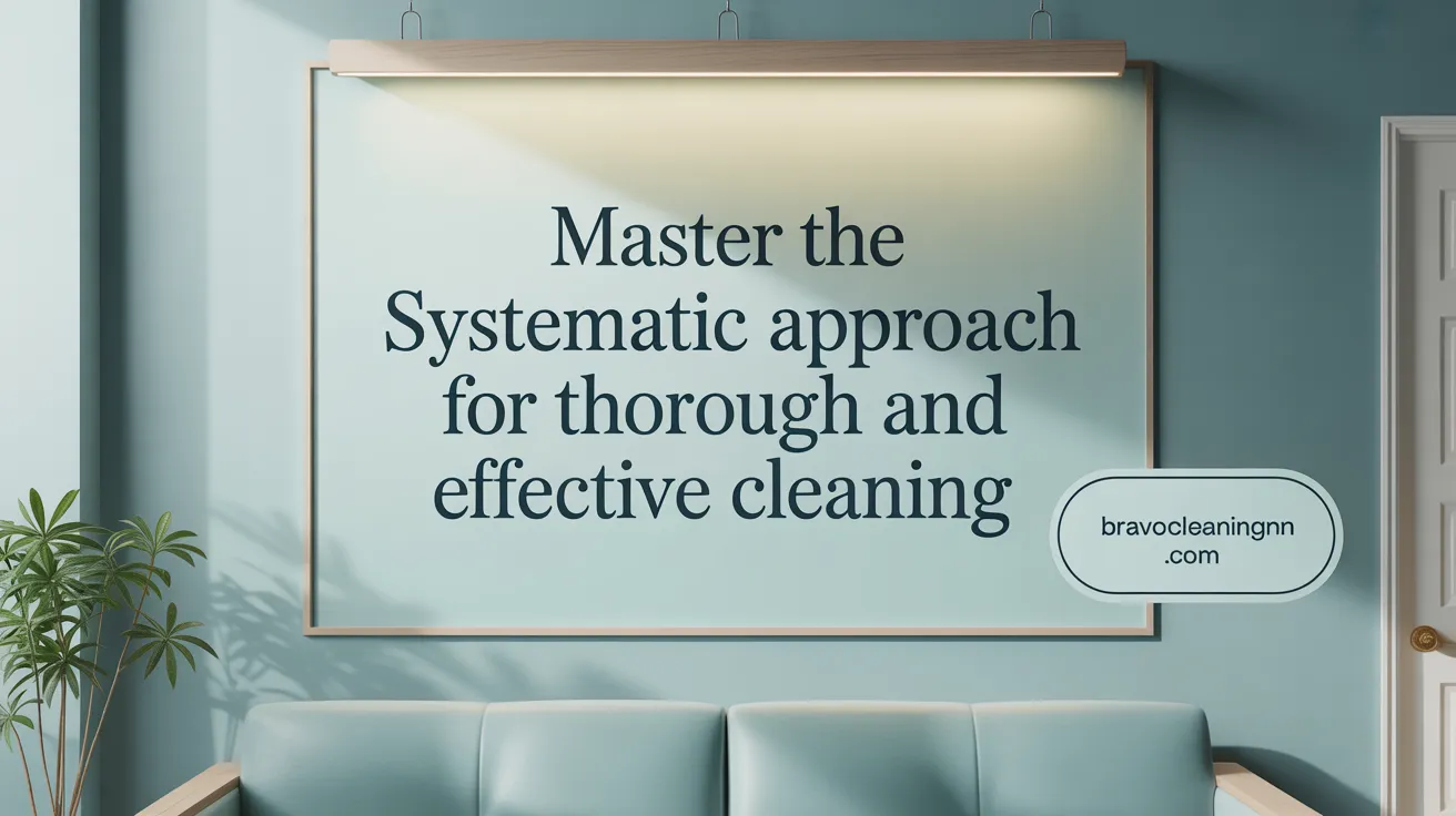 Master the Systematic Approach for Thorough and Effective Cleaning