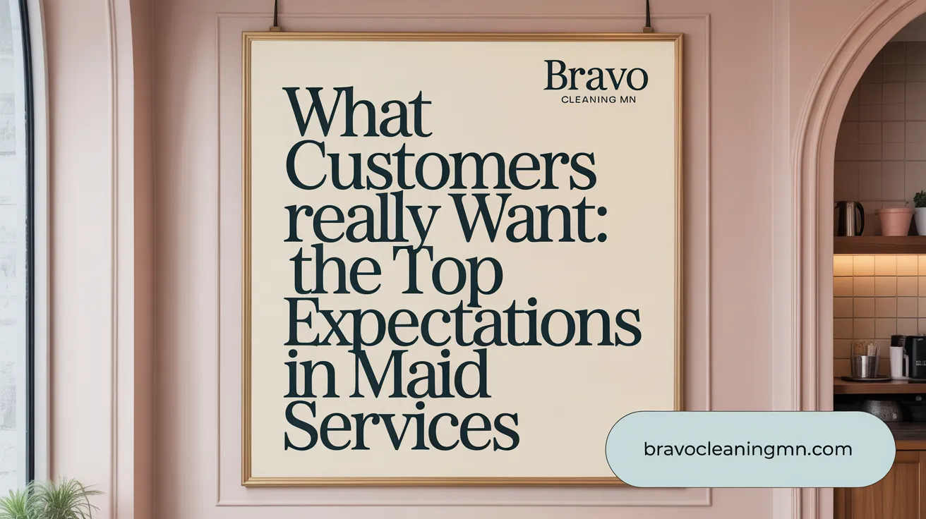 What Customers Really Want: The Top Expectations in Maid Services
