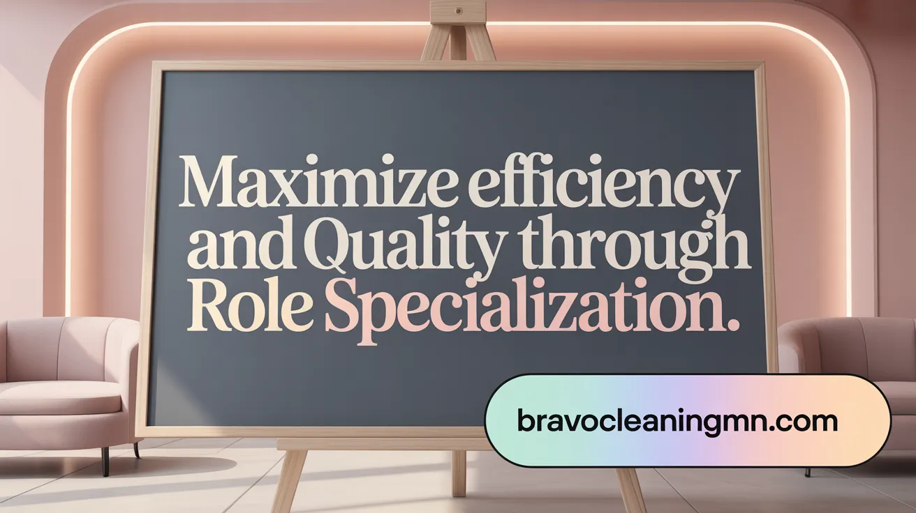 Maximize Efficiency and Quality through Role Specialization