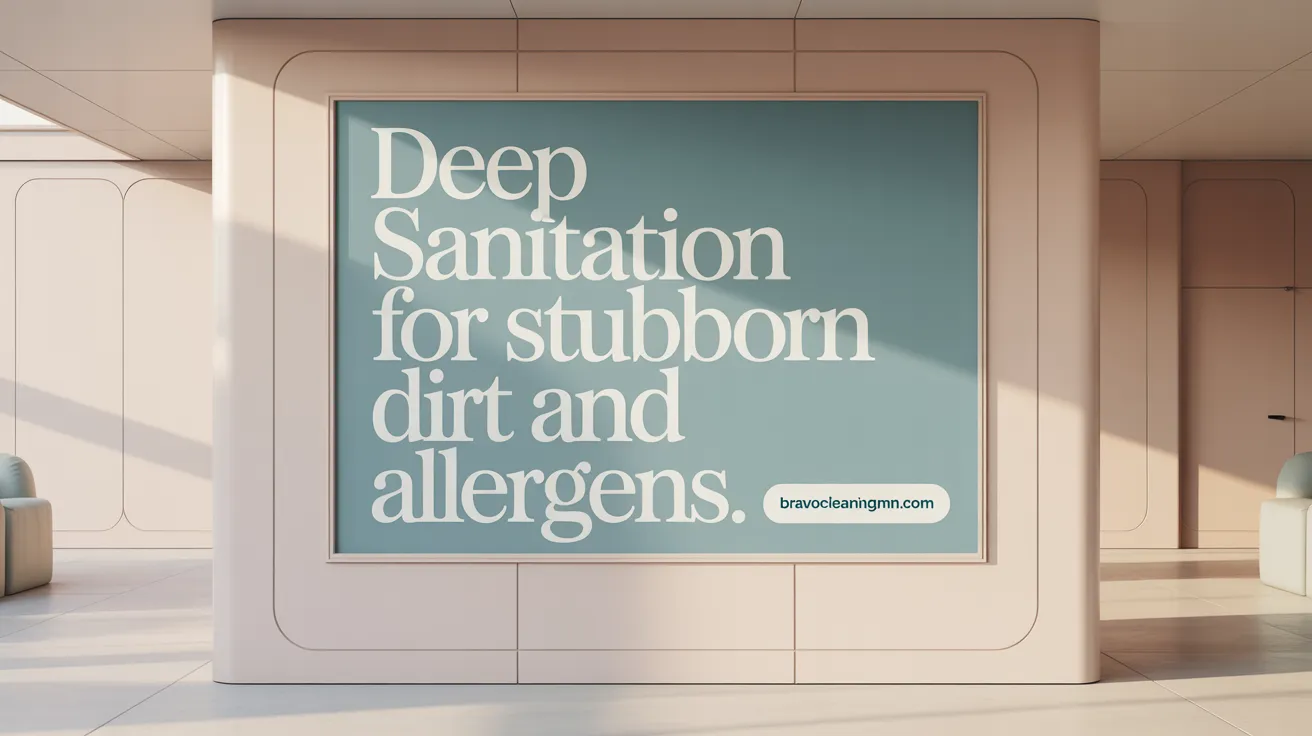 Deep sanitation for stubborn dirt and allergens.