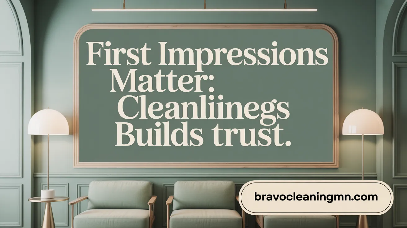 First Impressions Matter: Cleanliness Builds Trust