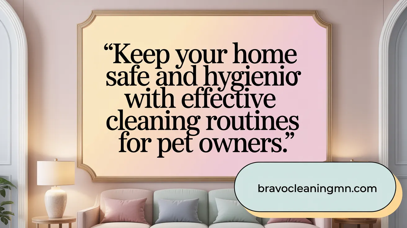Keep your home safe and hygienic with effective cleaning routines for pet owners.