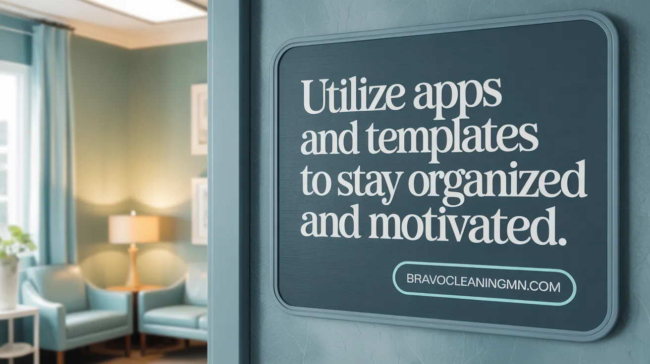 Utilize Apps and Templates to Stay Organized and Motivated