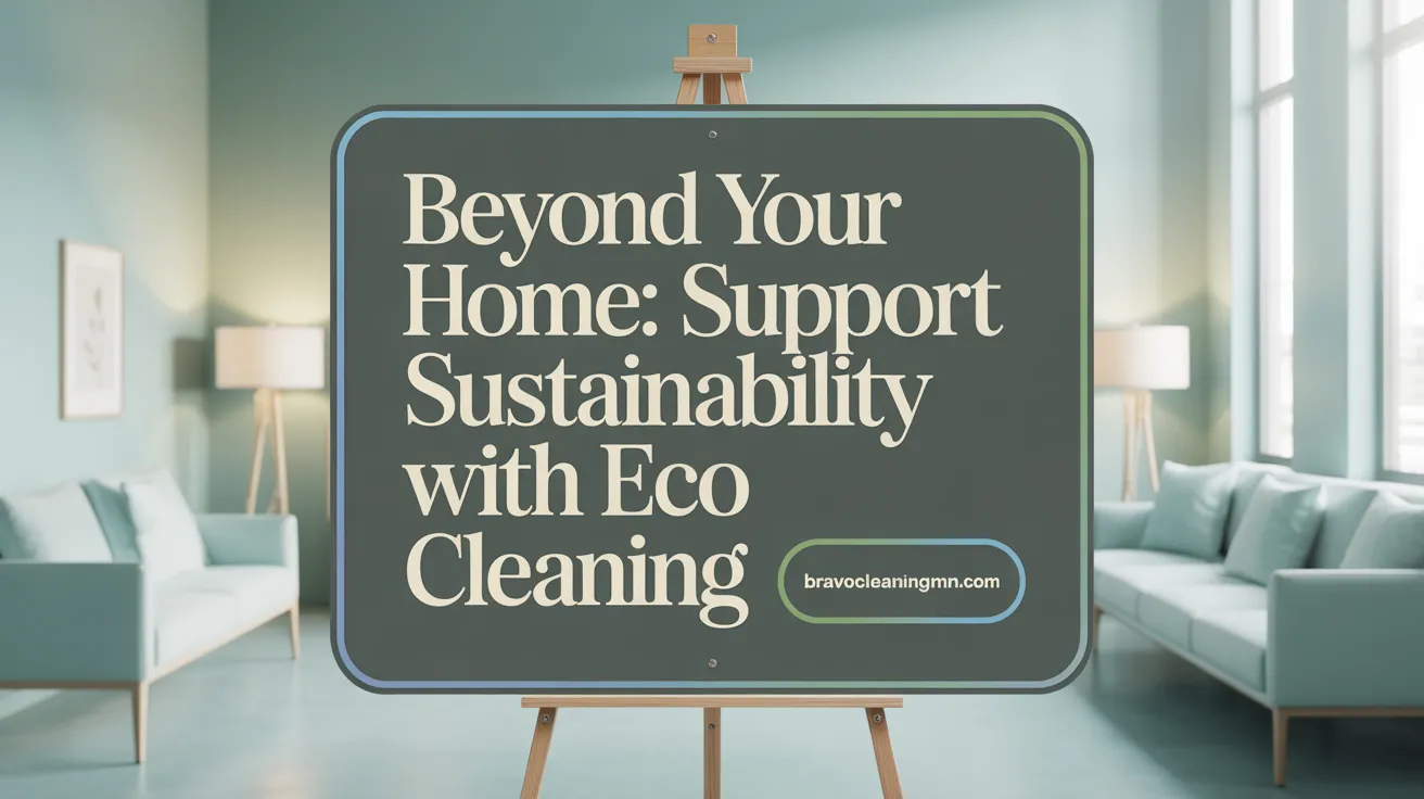 Beyond Your Home: Support Sustainability with Eco Cleaning
