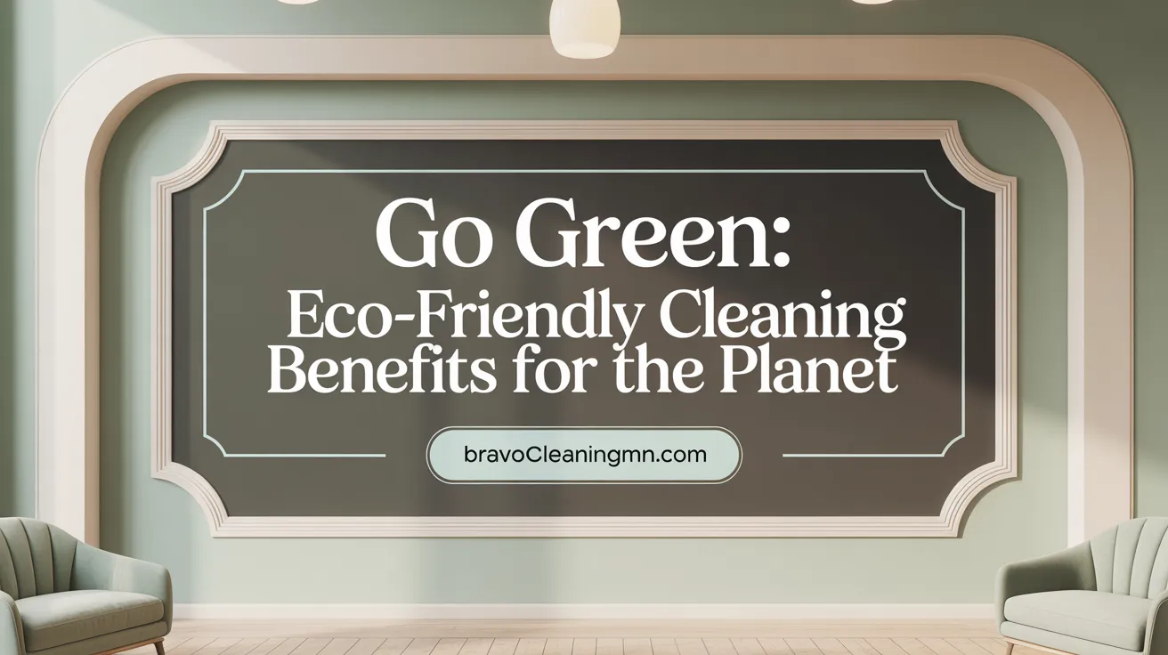 Go Green: Eco-Friendly Cleaning Benefits for the Planet