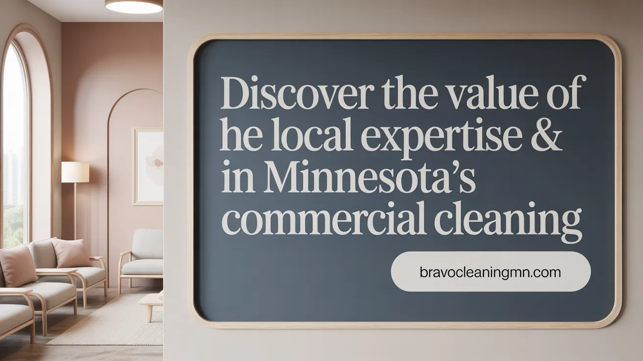 Discover the Value of Local Expertise &amp; Reputation in Minnesota's Commercial Cleaning