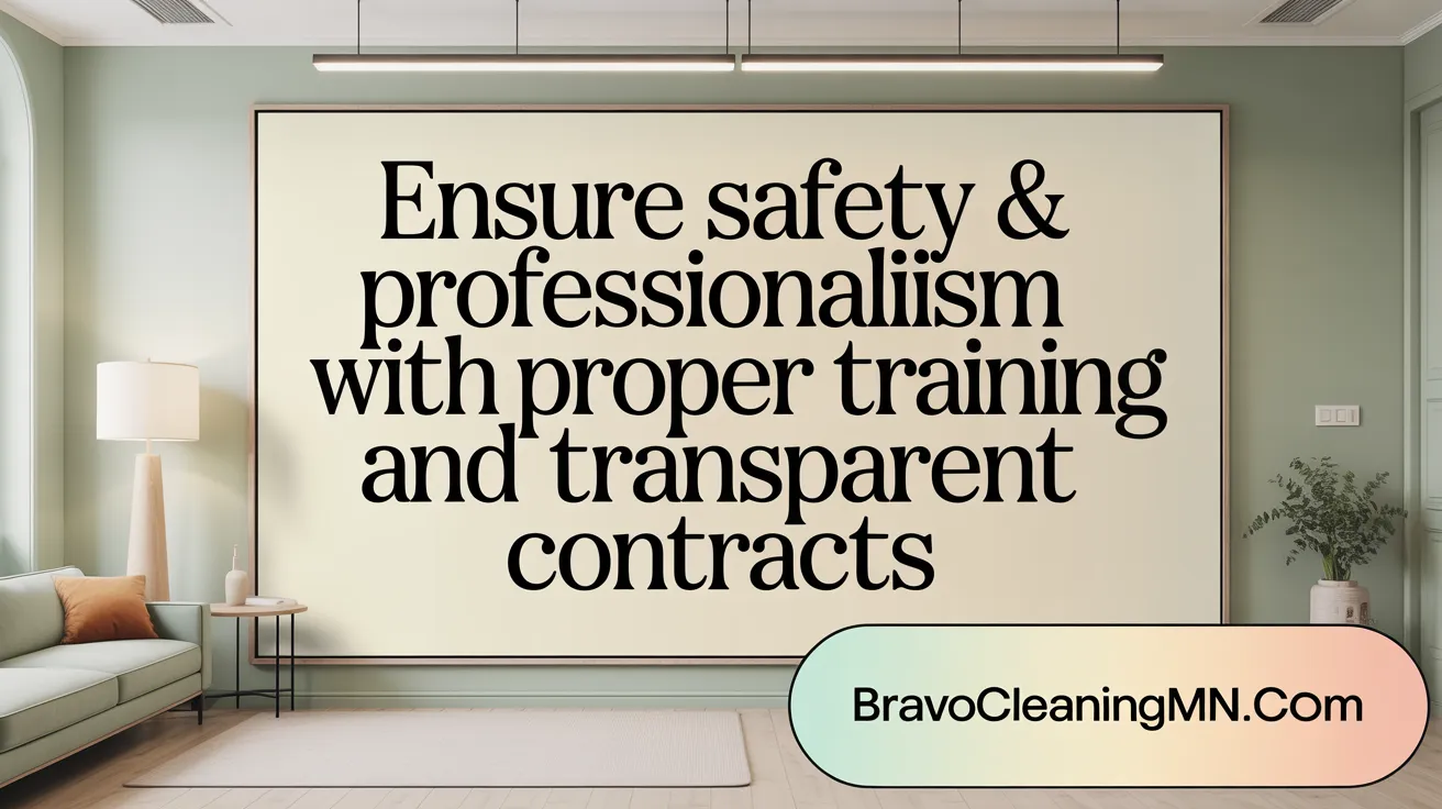 Ensure Safety &amp; Professionalism with Proper Training and Transparent Contracts