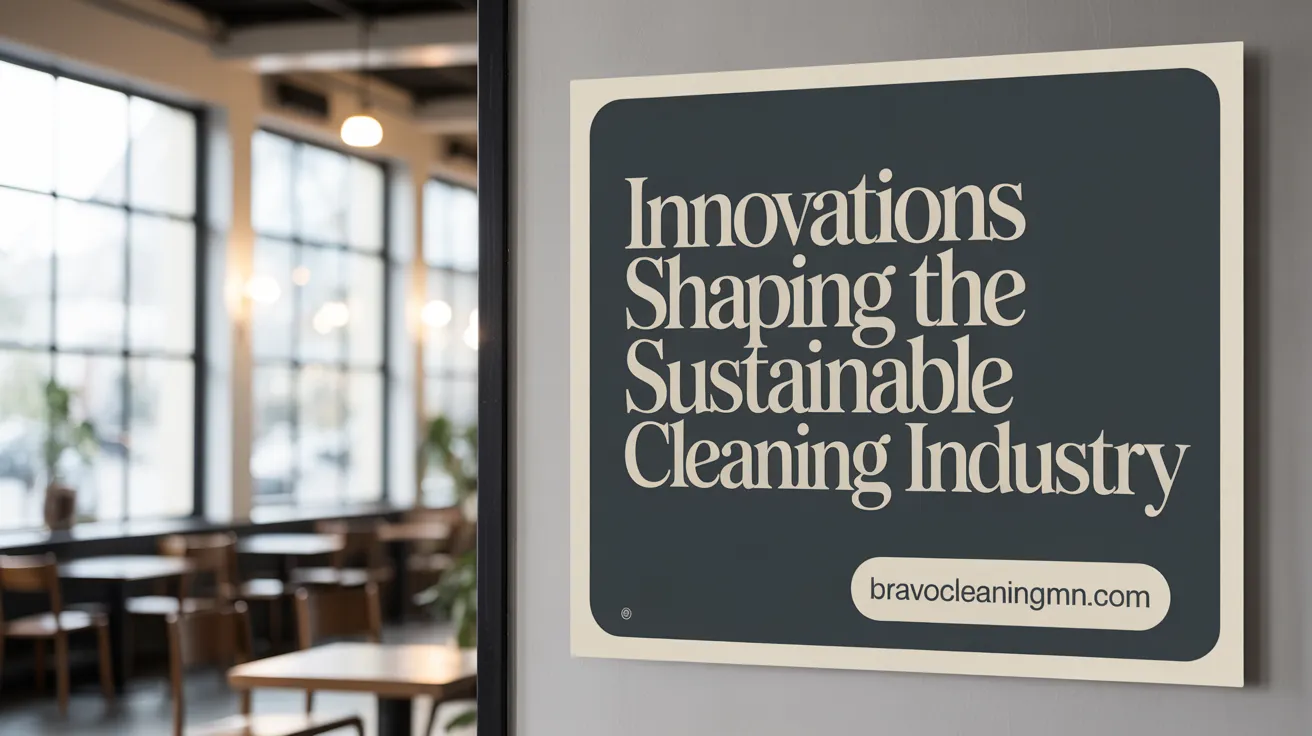Innovations Shaping the Sustainable Cleaning Industry