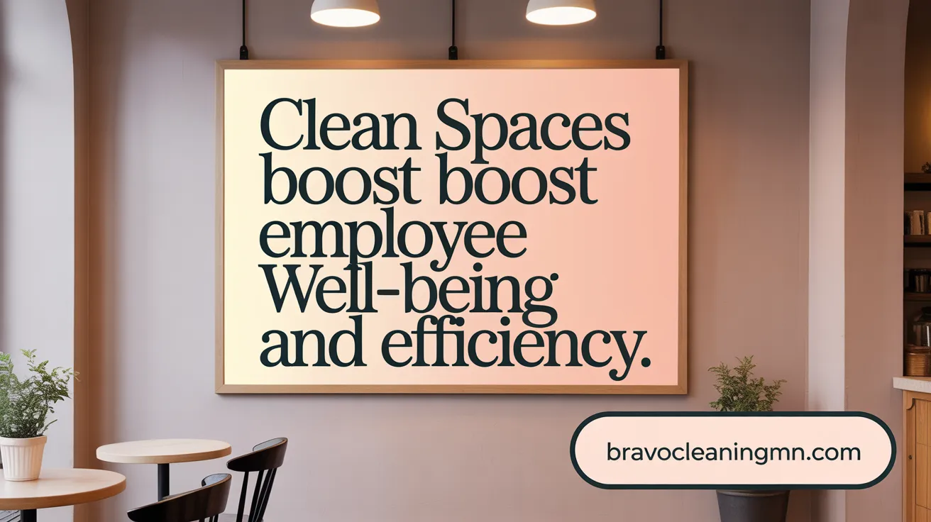 Clean Spaces Boost Employee Well-Being and Efficiency